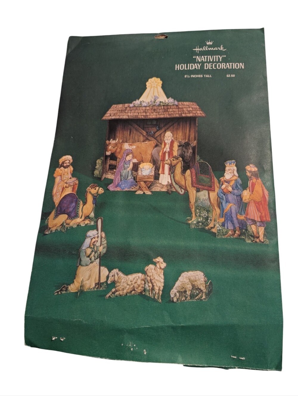 70s Vintage Hallmark NATIVITY Christmas Holiday‎ Decoration Paper Cutouts